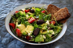 Check out these tips on how to eat healthy while on the road.